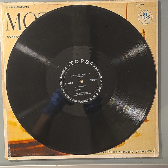 Mozart Concerto in A Major The International Philharmonic Orchestra L1543 LP - Picture 5 of 6